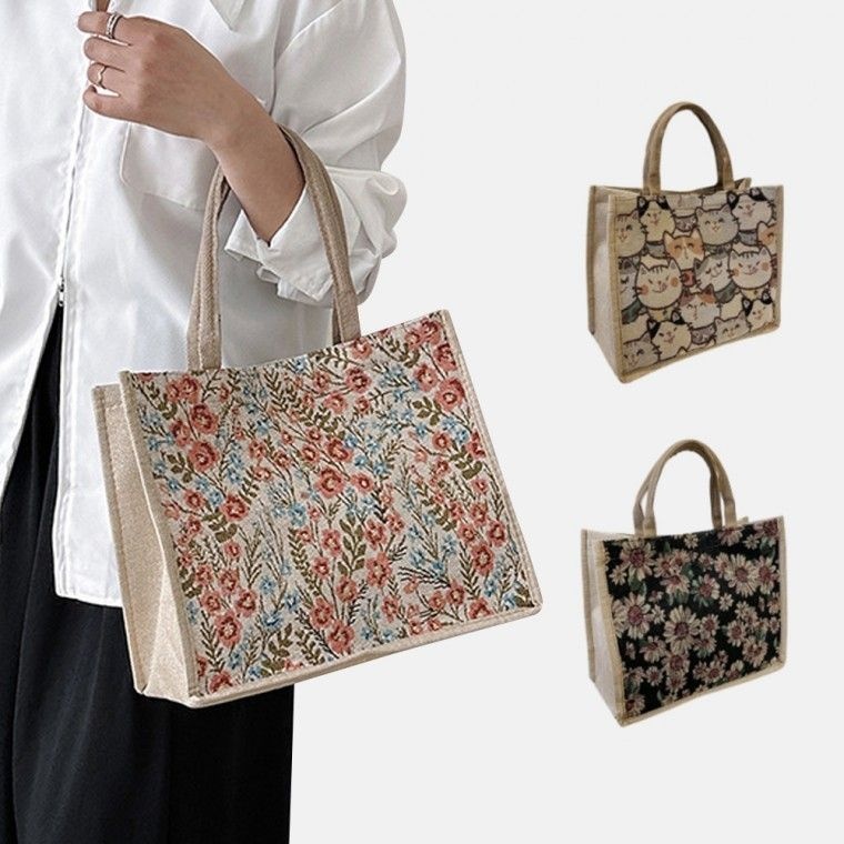 큰손  패턴토트백 가방 숄더백 도시락 직장인 런치백 미니백 에코백 스퀘어백 보조가방 플라워
