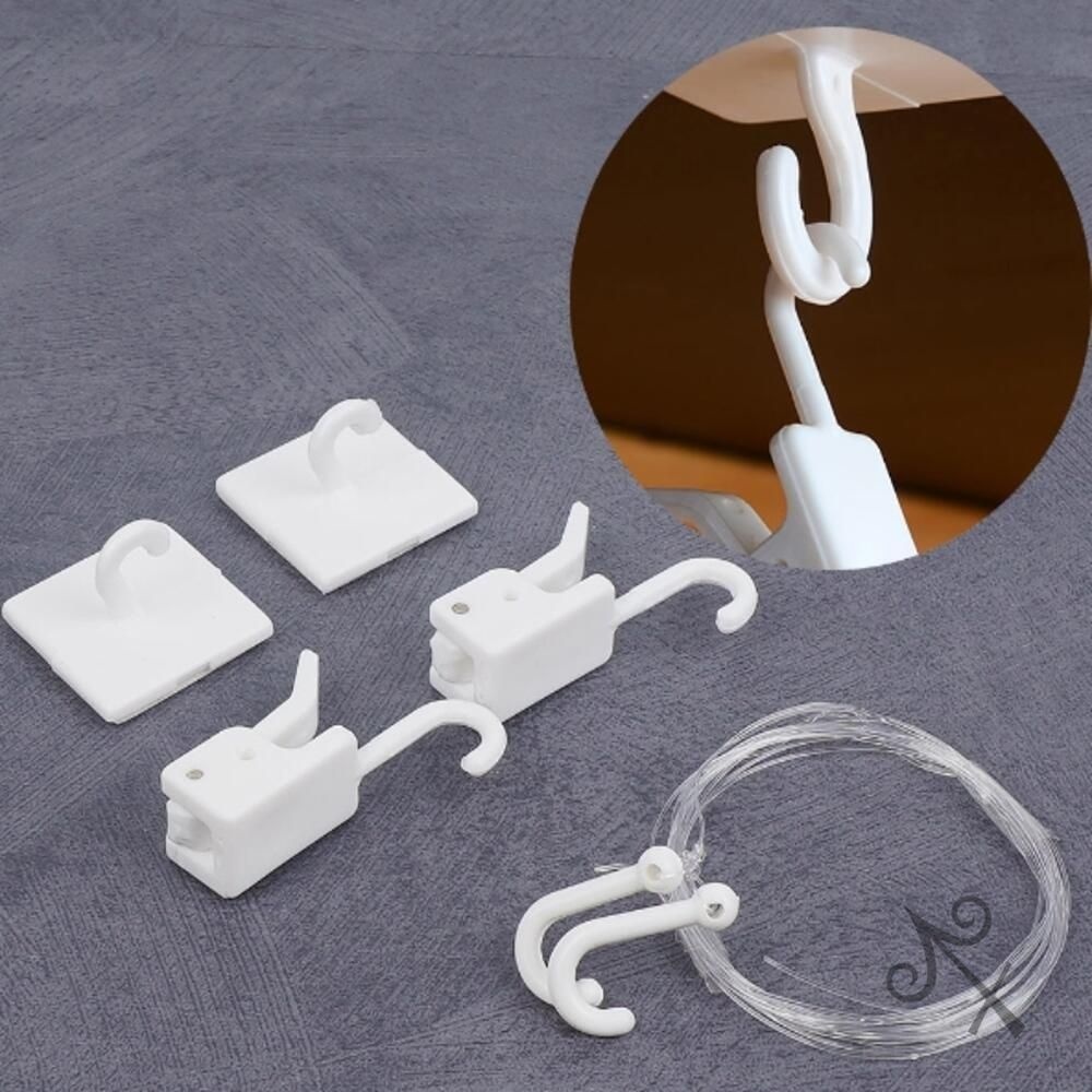 캔캔토토 천정 부착용 학모양 낚시줄 걸이 세트 벽걸이 상품걸이 걸이끈