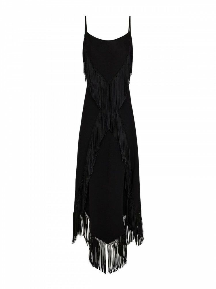 파코라반 [관부가세포함] 라프리마 여성 이브닝 롱 원피스 25PCRO053AC0084P001 블랙 /8