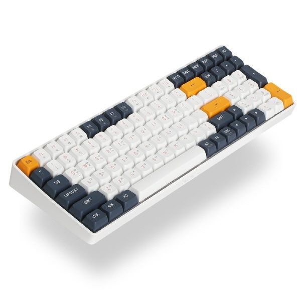 darkFlash 유무선 기계식 GD100 PBT 이색사출 핫스왑 별빛파랑