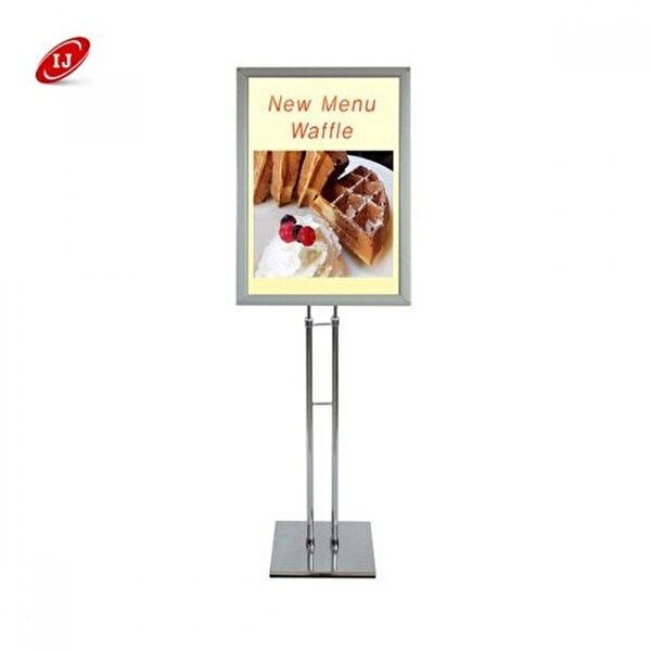 고품질 개폐형 포스터스탠드 A2 POP 크롬도금 간판 포스터 간판 포스터 진열 광고 배너 베너 WFH9QZZ