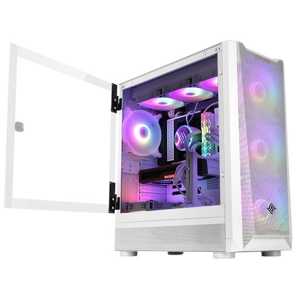 ABKO SUITMASTER V2000 베놈 ARGB 미들타워 화이트