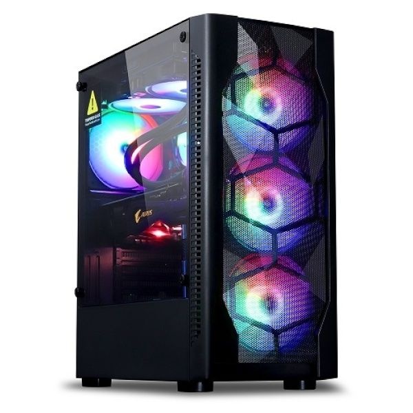 UnKnown 아이구주 HATCH 6 플렉스 메쉬 강화유리 미들타워 블랙