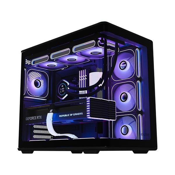 쿨러마스터 ELITE 600 SEVEN ARGB 미들타워 블랙