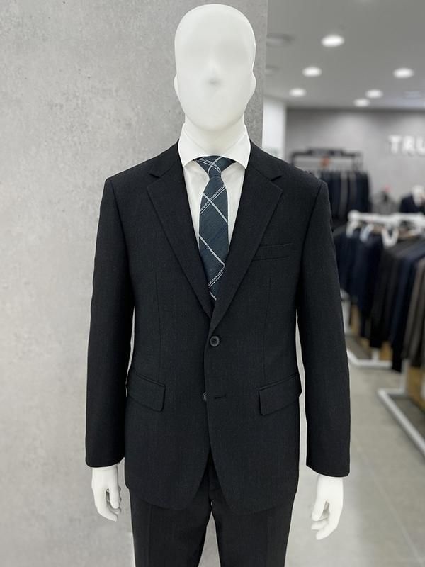 (주)모다이노칩 전주김제점 [트루젠]정장세트 20만원대  남성 베이직핏 3계절 면접 출퇴근용 밀드가공 기본 차콜 정장 세트 양복_JK