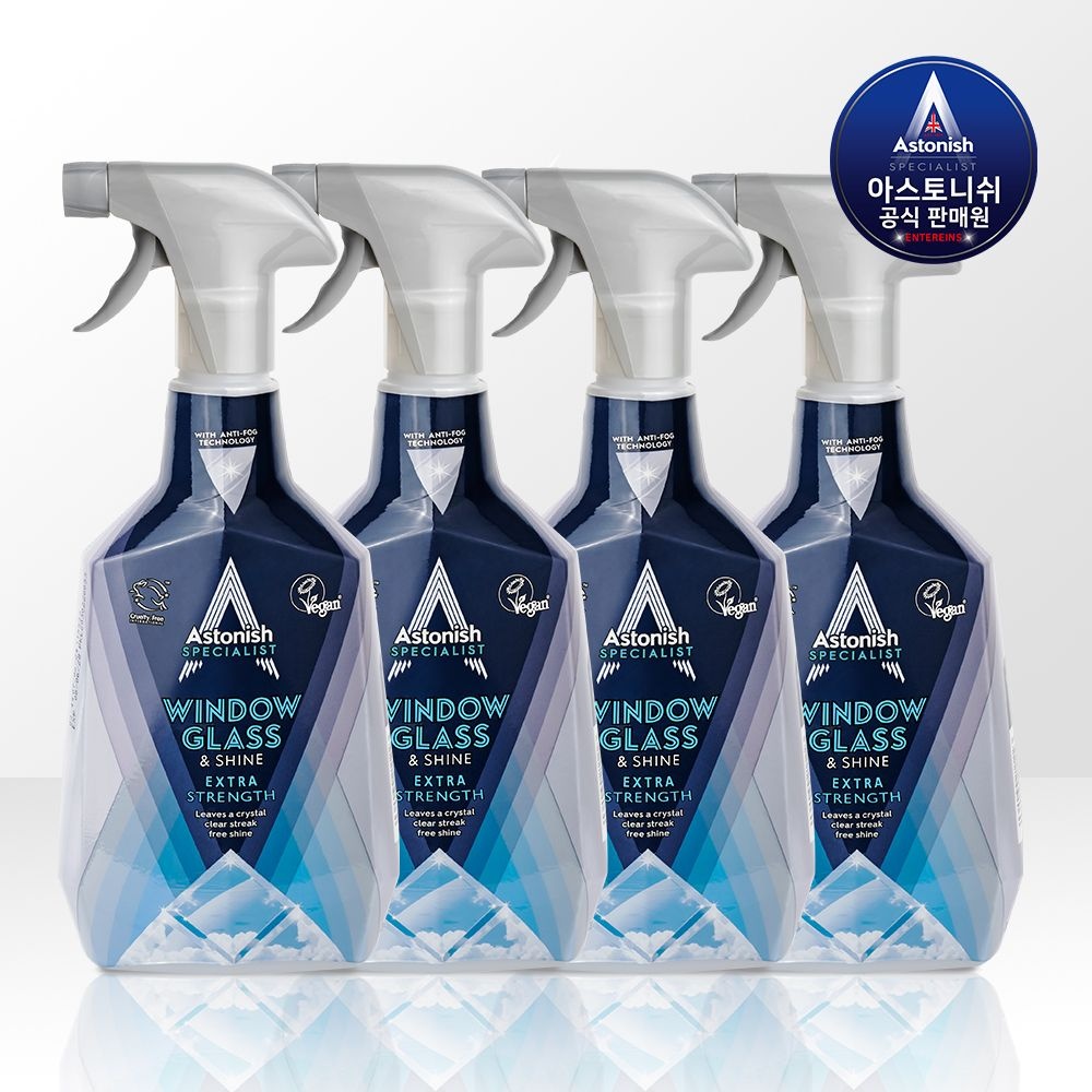 아스토니쉬 윈도우 클리너 750ml 4개