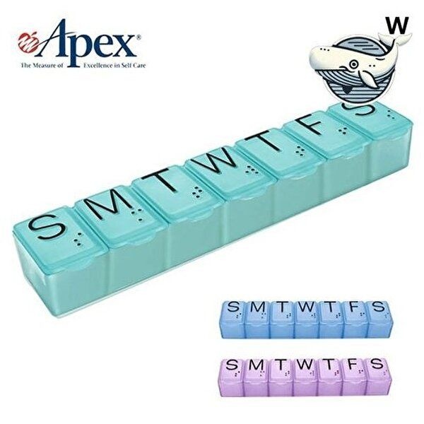 고품질 주간 약복용 관리통 정리함 건강약통 XL 약통 약보관통 약보관함 7일약통 아펙스약통 WFHA5UK