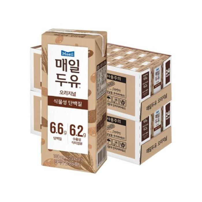 매일두유 식이섬유 오리지널 190ml 48팩
