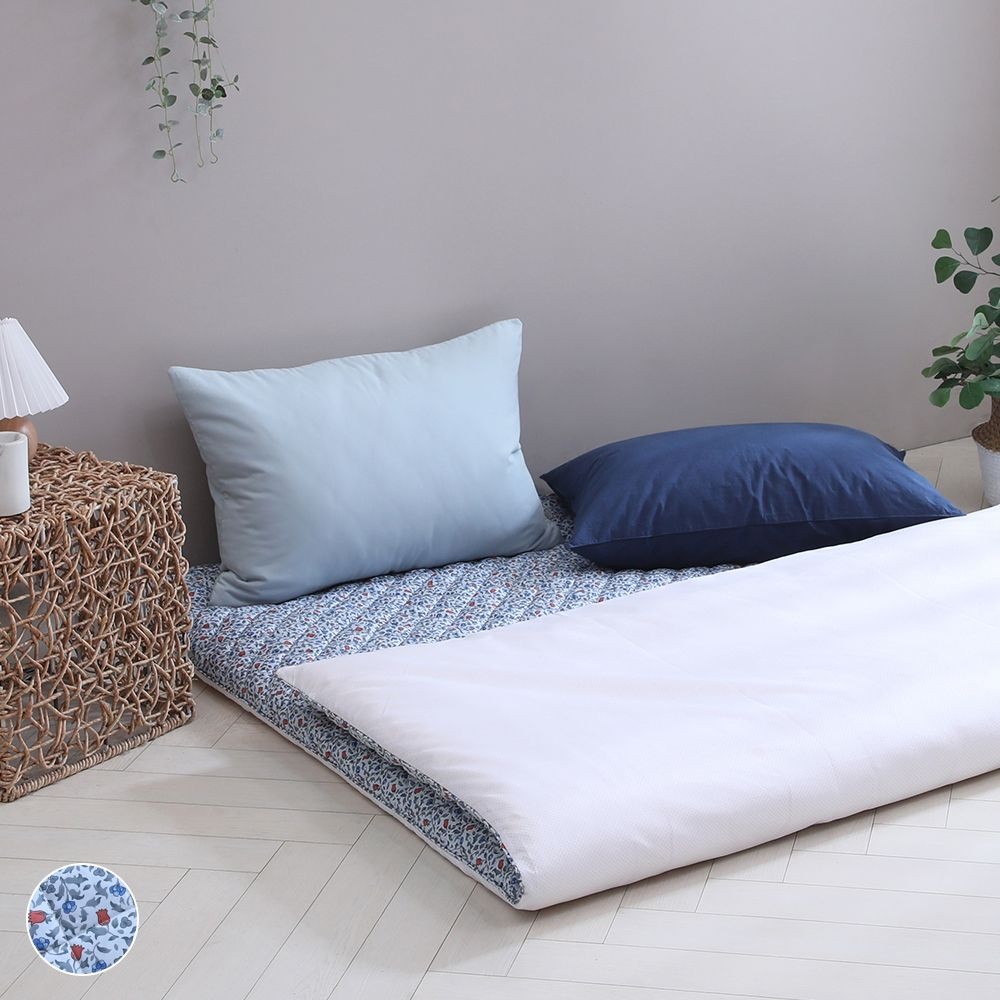 올리비아데코 스잔 마이크로화이바 누비요커버(Q)+견면요솜