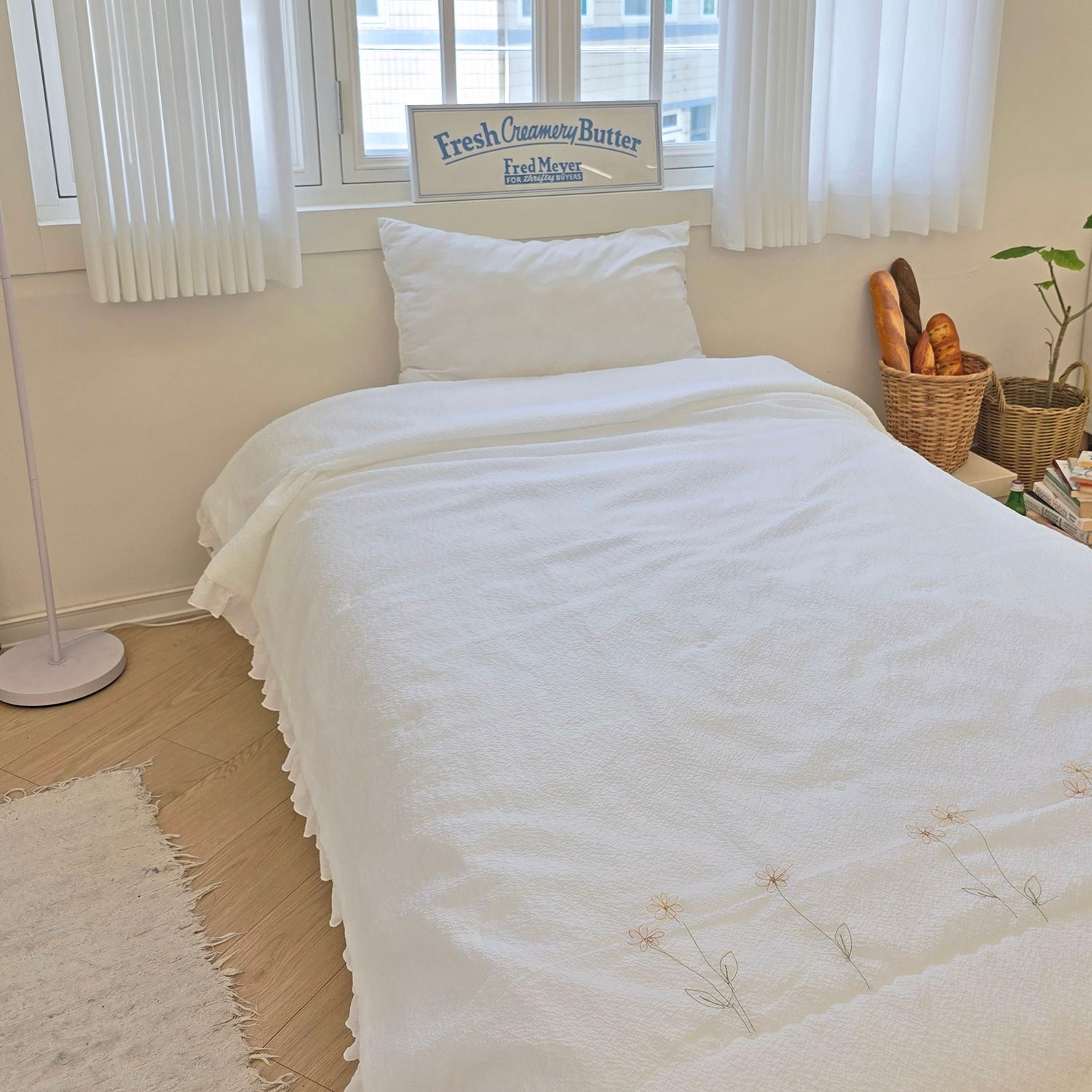 뱀부리플자수 여름차렵이불