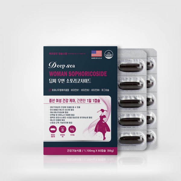 딥씨 우먼 소포리코사이드 60캡슐 2개월분