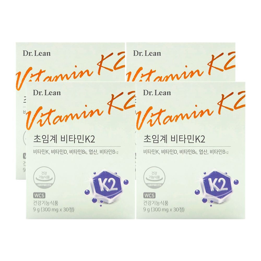 닥터린 초임계 비타민K2 300mg x 30정 x 4박스