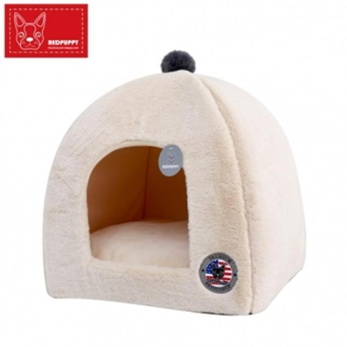레드퍼피 중소형견용 추위막이 동글하우스 A975335 강아지방석
