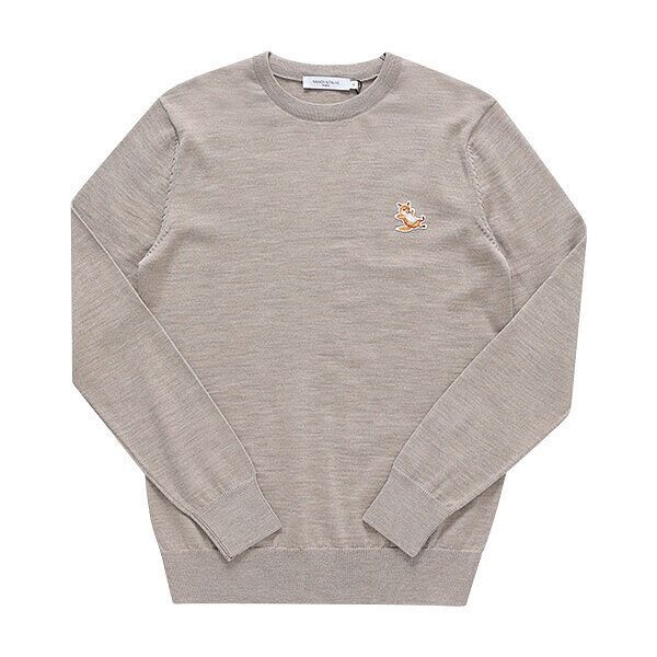 [패션플러스][편집샵 미스터마초][메종키츠네] 메종키츠네 KM00501KT1036 H250 폭스 패치 남성 니트 (P003174639)