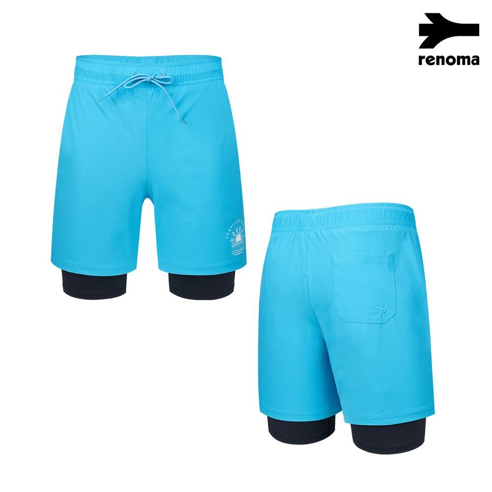 레노마 수영복 [모다아울렛][레노마수영복]남성 썬 레깅스팬츠 아쿠아블루 RN-MS2D903-AB_CA 천안아산점