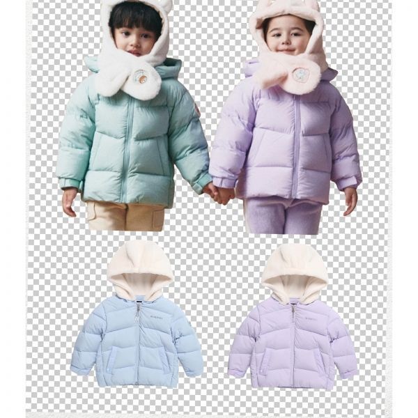 블랙야크키즈 블랙야크키즈 모다 유아 후드탈부착 경량덕다운점퍼 BKT미우트T다운자켓 1BKPAW4924IC 1412694