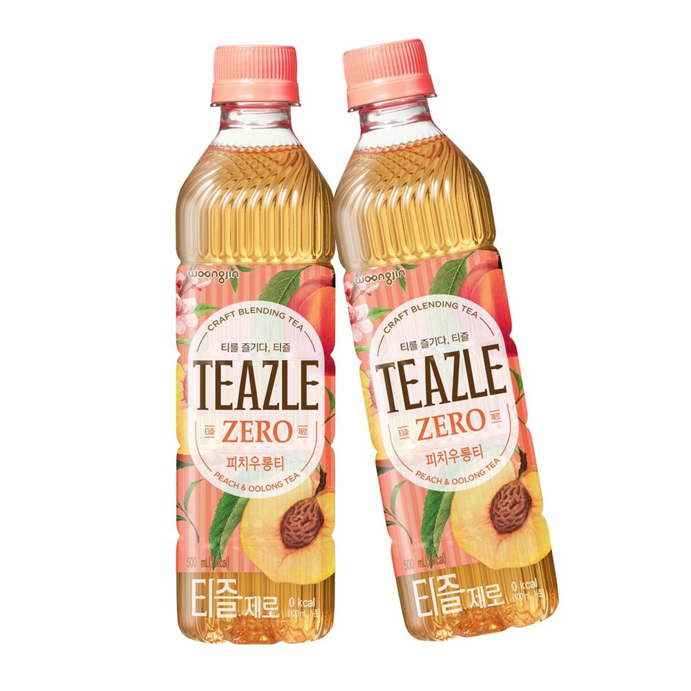 [오늘출발] 티즐 웅진 티즐 제로 피치우롱티 500ml x 20개