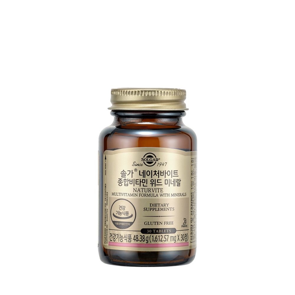 솔가 네이처바이트 종합비타민 위드 미네랄 30정