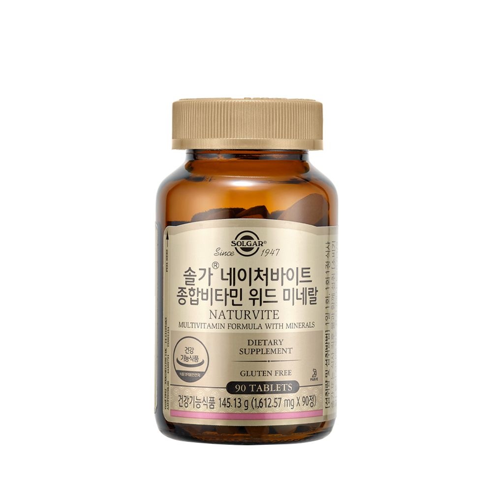 솔가 네이처바이트 종합비타민 위드 미네랄 90정