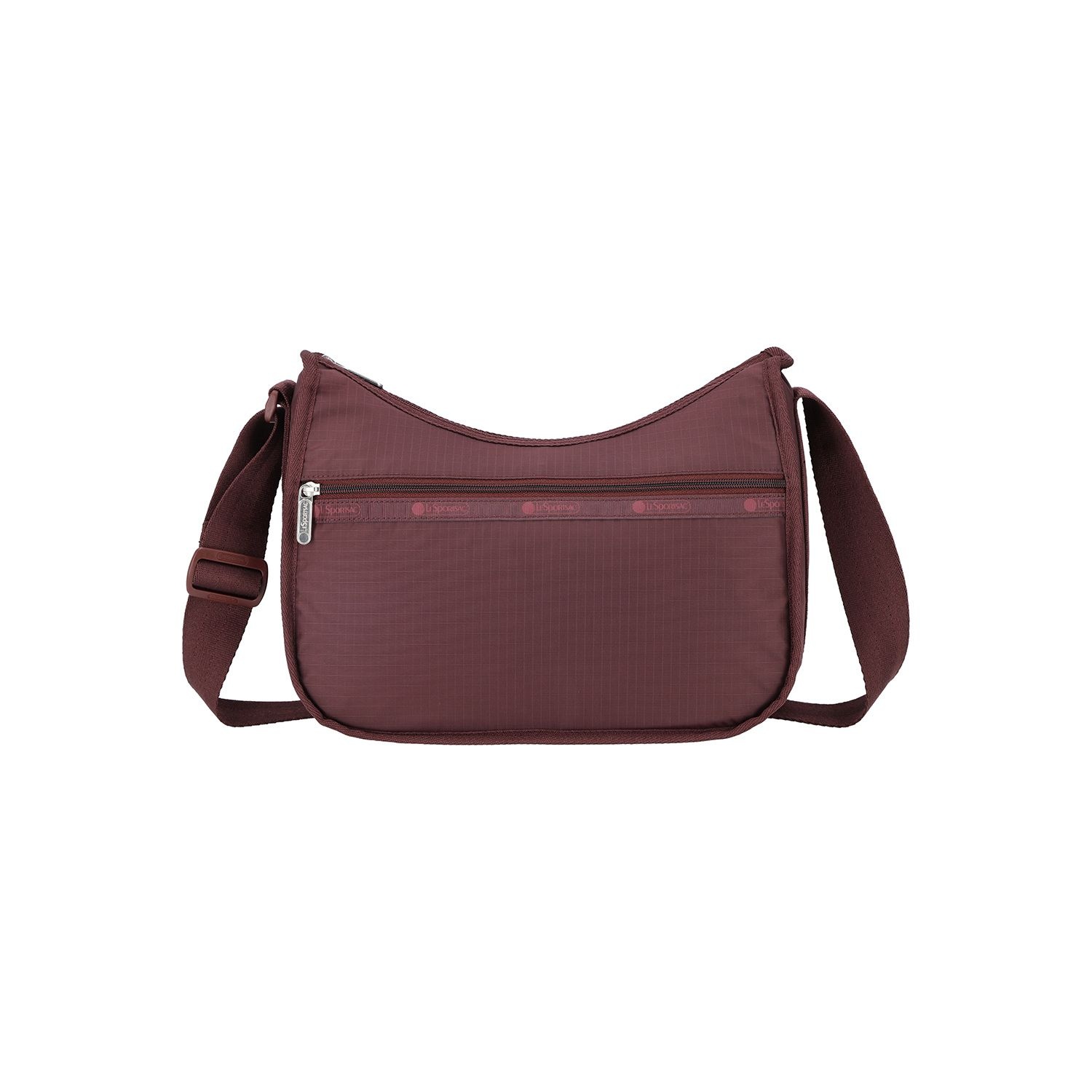 코스 리플 나일론 크로스바디백 블랙