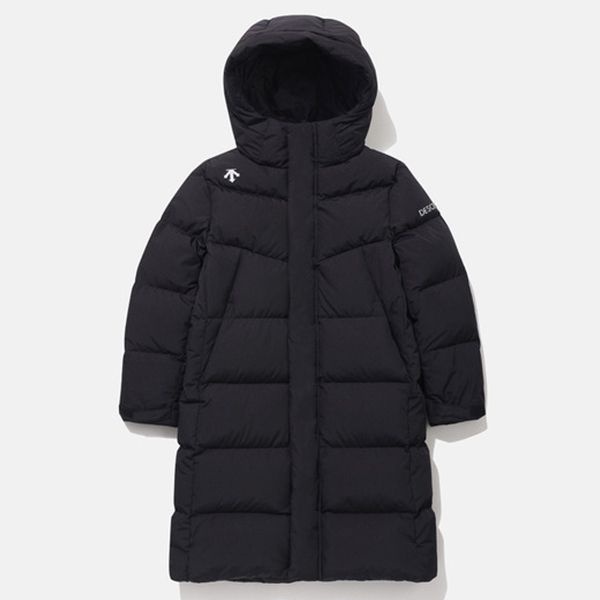 데상트 키즈 롱 캐논 덕다운 자켓 SP42JSDJO6 BLK