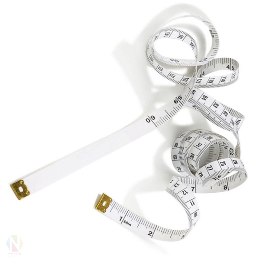 민튼스토어 협력사 민튼스토어 피팅 줄자 1.5M 5개입 재봉줄자 측정공구 허리둘레줄자