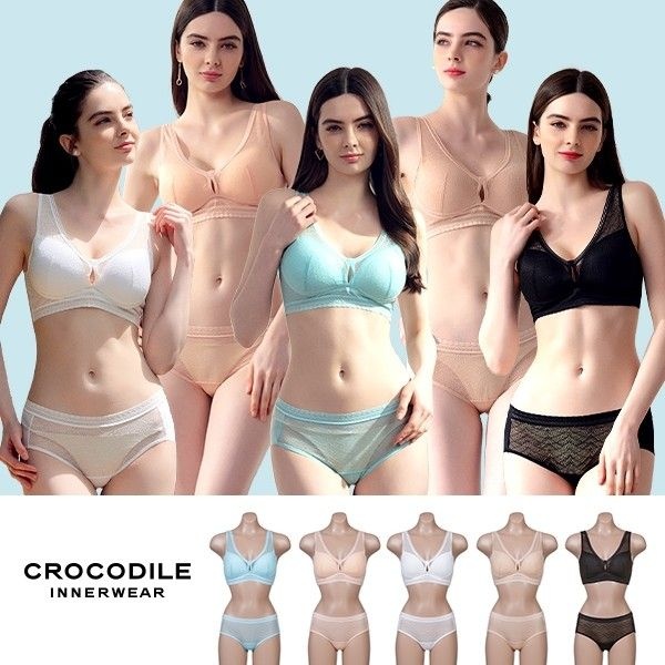 [크로커다일]/24신상 라이크라퓨징 씬 에어리핏 감탄브라 10종 528354