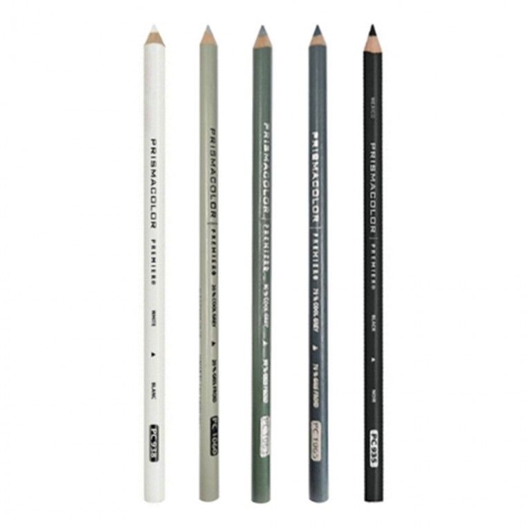 샌포드 5종-프리즈마.채색도구.채색색연필.색연필세트.연필.색연필.유성색연필.무채색.낱색.프렌치그레이 프리즈