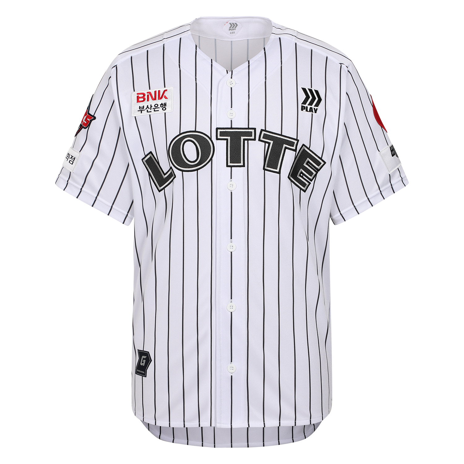 [(주)형지엘리트]롯데자이언츠 올드 스트라이프 프로페셔널 유니폼