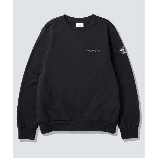 지프 [기모] EXPLORE 어센틱 맨투맨 (JP6TSU834BK) 375096