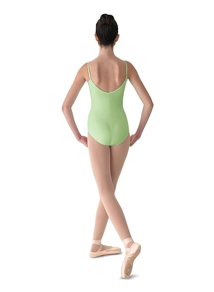 Mirella 여성용 Princess Seam V-프론트 캐미솔 댄스 레오타드, 씨폼, 미디엄/롱 175447