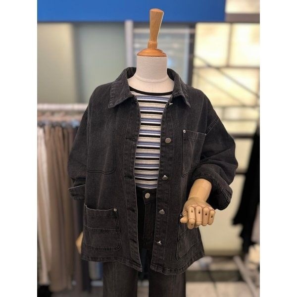 레코브 쓰리포켓 데님 자켓(LC61EXDJ509X)909749