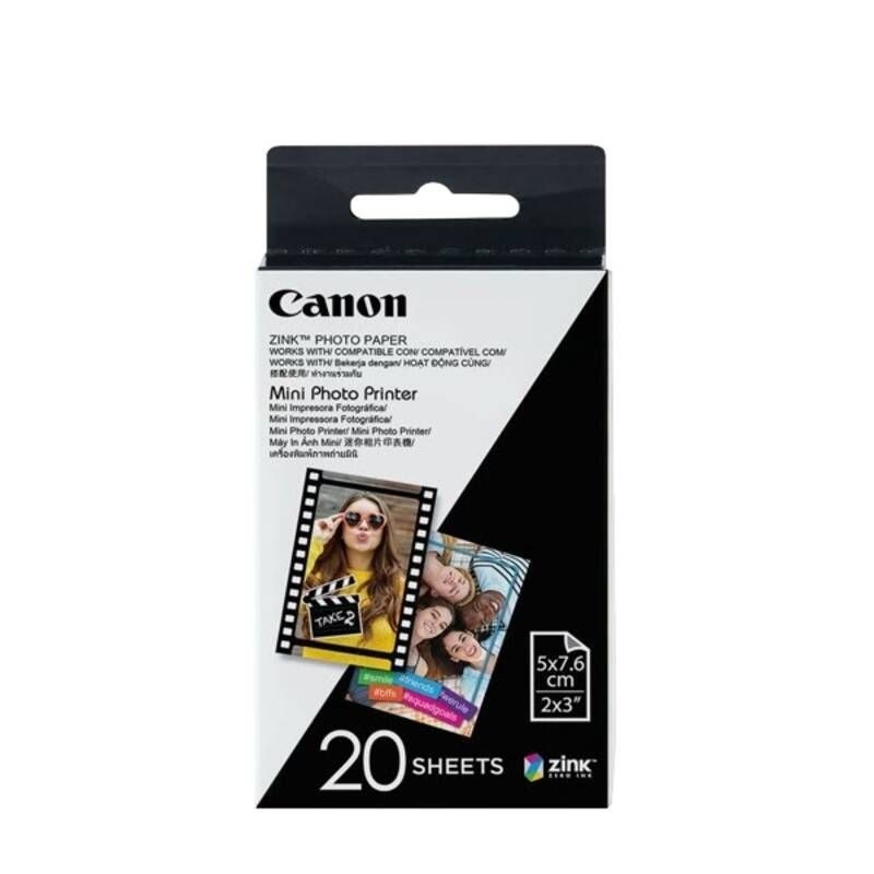 캐논 인스픽 P2 S2 전용 인화지 20매 포토용지 사진용지 스티커 인화지 ZINK