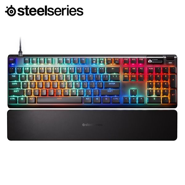 스틸시리즈 유선 기계식키보드, Apex Pro Gen 3 자석축 키보드 엠앤웍스 정품 영문 각인