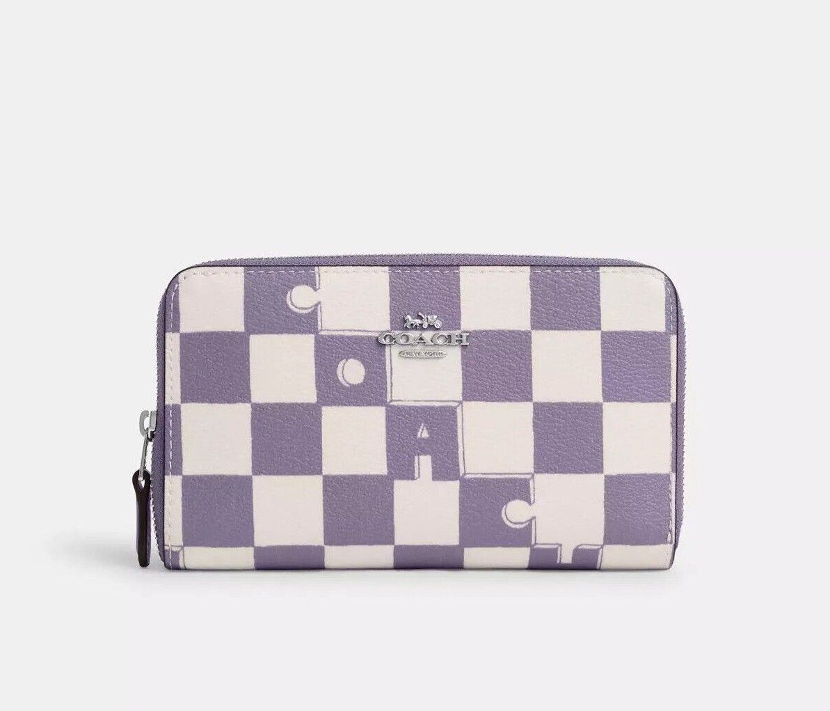 코치 coach [세금포함] [정품] NWT 미디엄 Id Zip 지갑 체크er보드 프린트 CR789 반지갑 카드지갑 동전지갑 3220169 3869778084