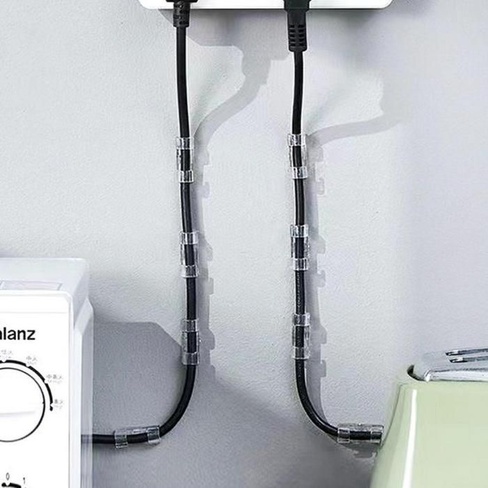 PC 홀더 정리 20 PCS 선정리 클립 전선 케이블 다용도 용품 고정