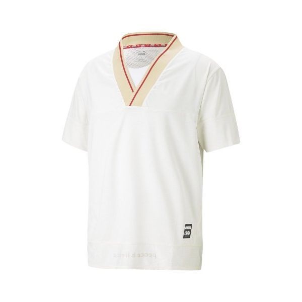 PUMA 푸마 푸마Ⅹ씨엘르 런 반소매 티셔츠 - 아이보리:베이지 / 523422-66 277967