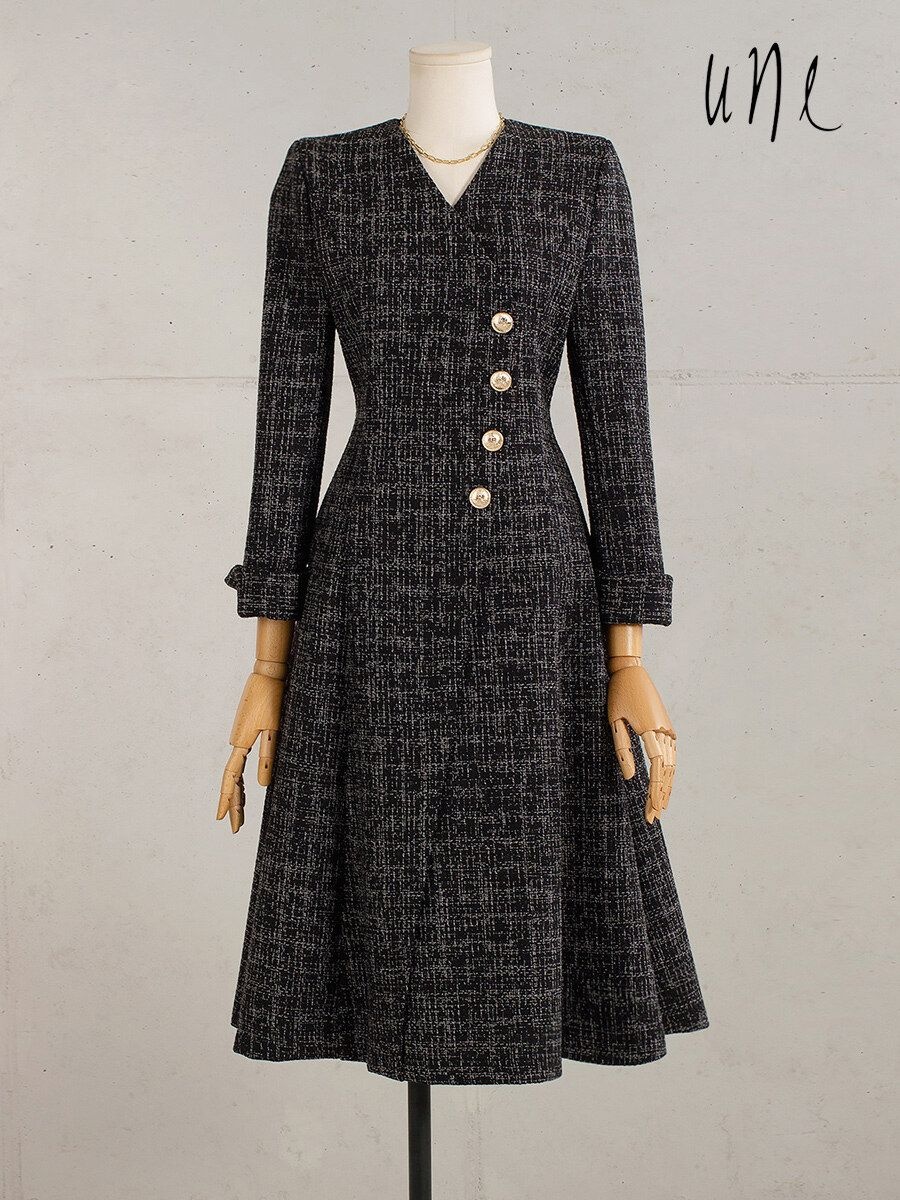정품발송 럭셔리장식 트위드원피스 360727 윈