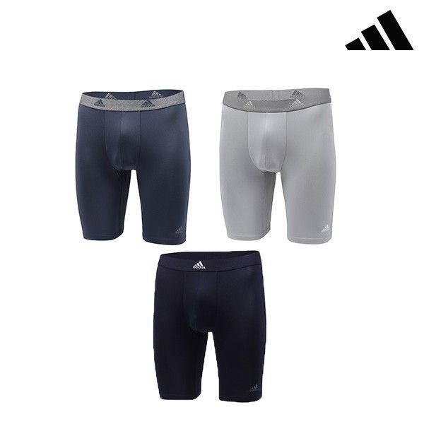 언더웨어 퍼포먼스 남성 에어로레디 스판 신축 롱드로즈 3종세트 599554