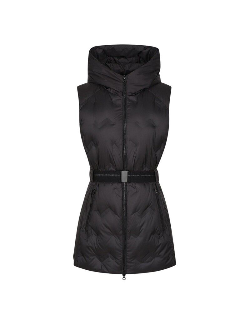 레노마골프 여성 중힙기장 후드 다운 베스트 RWDVN8302-199CC