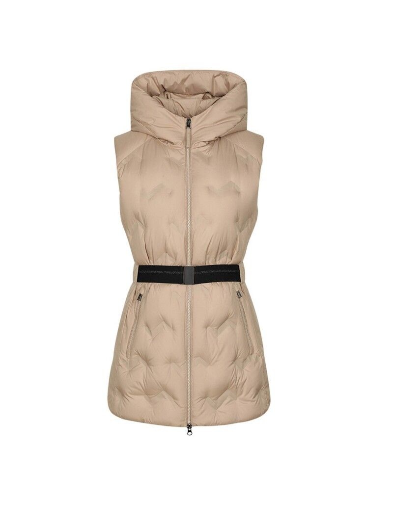 레노마골프 여성 중힙기장 후드 다운 베스트 RWDVN8302-509CC