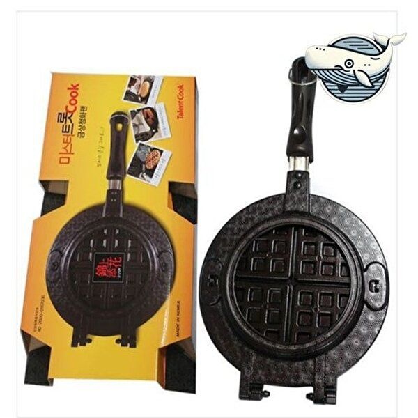 고품질 금속 재질 와플팬 양면 조리기능 22CM 와플후라이팬 붕어빵팬 히로유키와플팬 와풀메이커 WFHB327