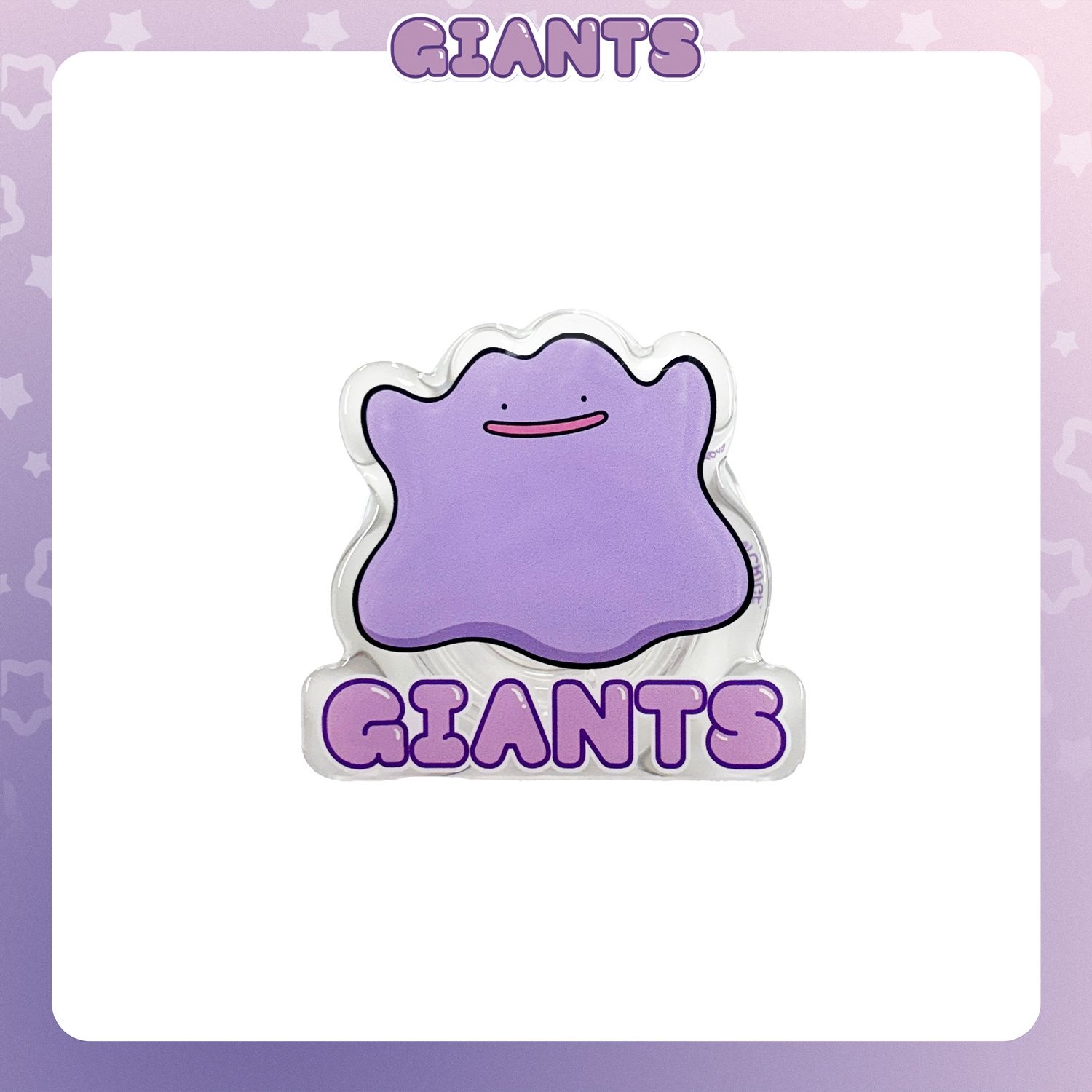 롯데자이언츠 [자이언츠x포켓몬] 메타몽 맥세이프 아크릴톡