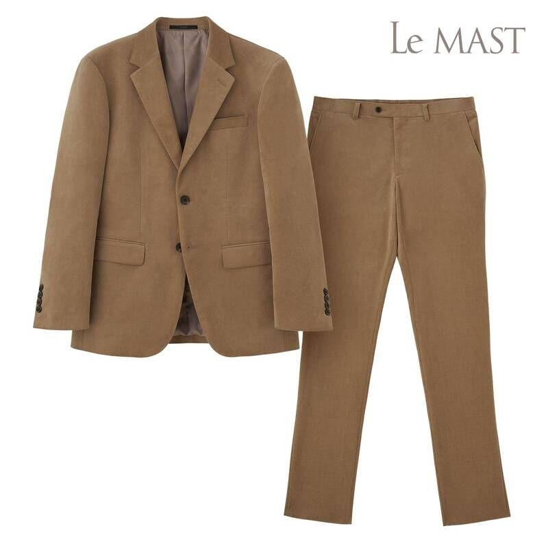 맨잇슈트 [백화점 정품] 맨잇슈트 겨울 이태리 수입원단 파워스판 브라운 셋업밴딩 정장