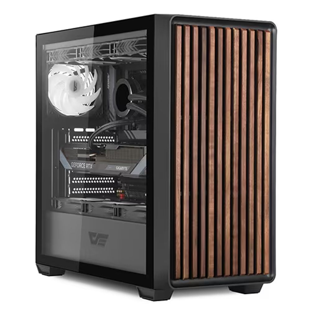 [온누리상품] 다크플래쉬 darkFlash DW500 우드 MESH RGB 케이스