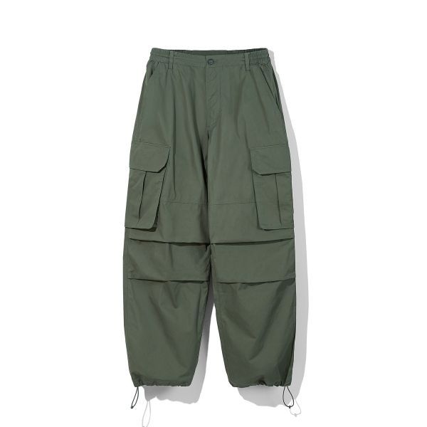 <매장정품> CODEGRAPHY 코드그라피 CGP 코튼 와이드 파라슈트 카고 팬츠_카키 CBDUUWP711KK 675884