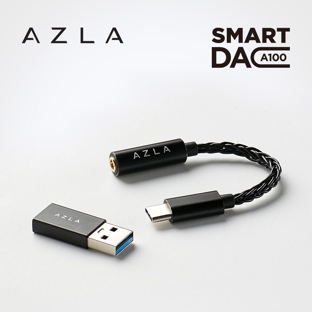 [오늘출발] 아즈라 갤럭시 이어폰 젠더 / C타입 젠더 이어폰잭 DAC A100 블랙