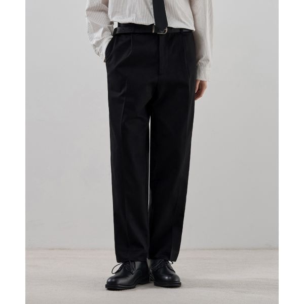 <매장정품> DRAW FIT 드로우핏 테이퍼드 밴딩 치노 팬츠 [BLACK] DFPT2104BK 670876