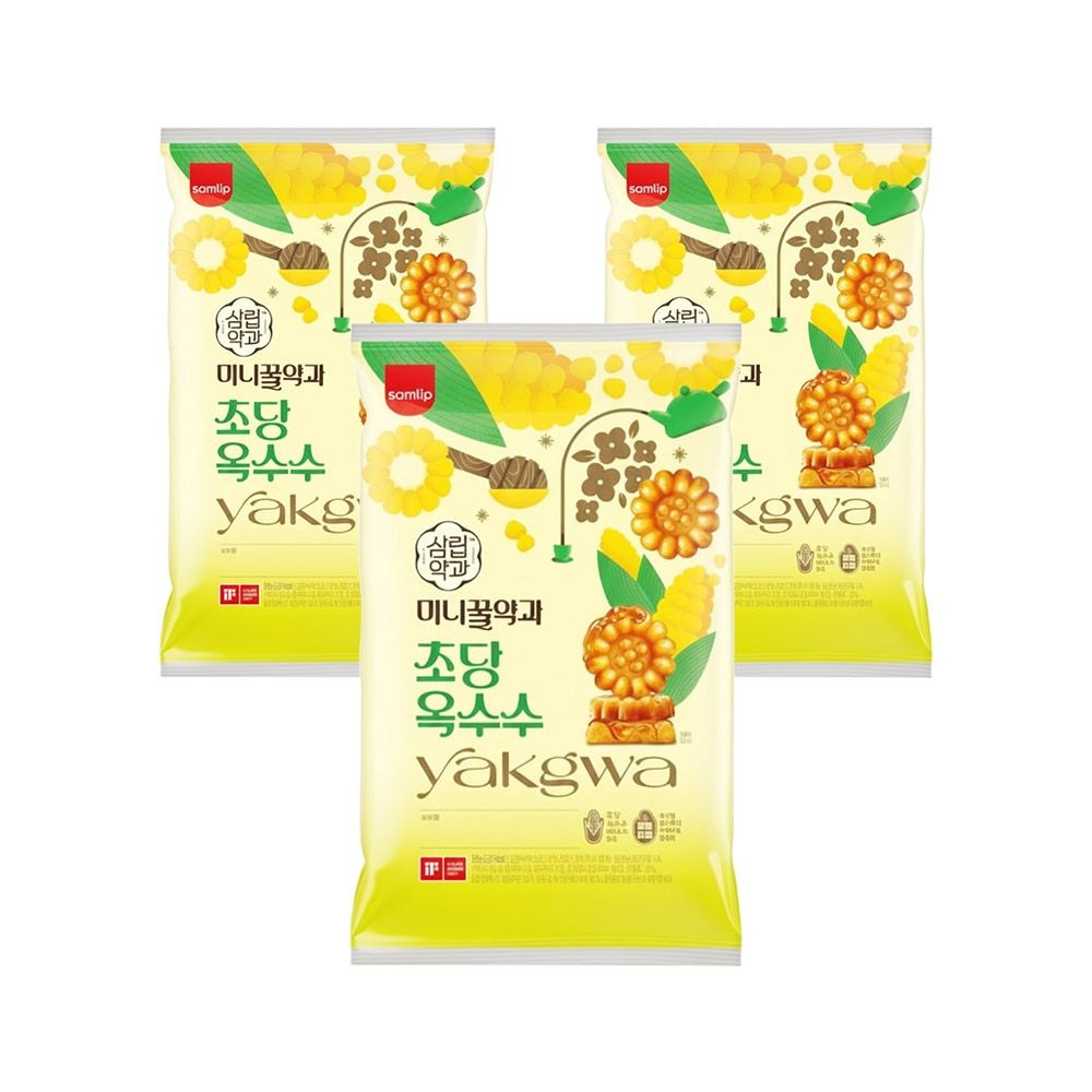 삼립 미니꿀약과 초당옥수수 500g x 3개 : 롯데ON
