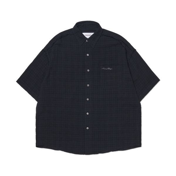 노메뉴얼 RAW EDGE H.S SHIRT - BLACK 266285 FE4734521-E2B